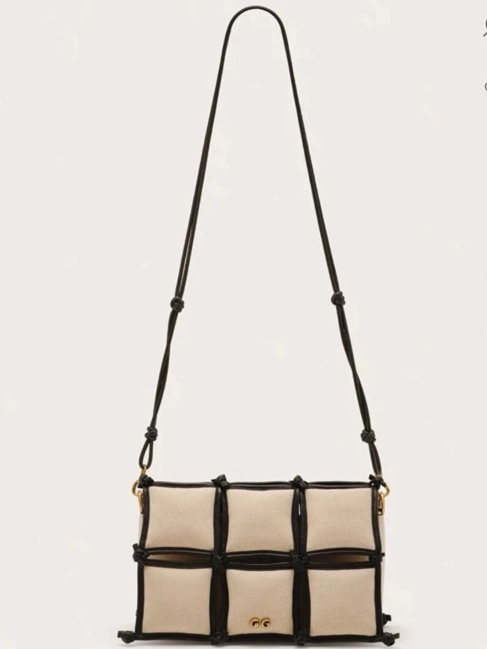 Cult Gaia Puff Crossbody Bag Khaki & Black Nwot comes with dustbag Retail $498 - Picture 2 of 13